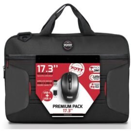 Bolsa + Mouse Port Design 17.3' - Preto