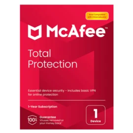 McAfee: Proteção Total (1 ano, 1 dispositivo)